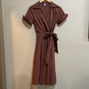 vintage inspired wrap dress